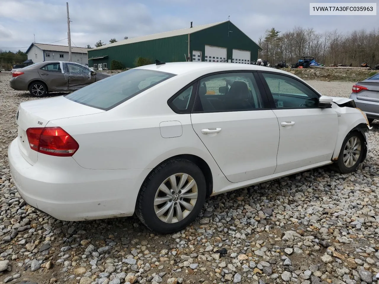 2015 Volkswagen Passat S VIN: 1VWAT7A30FC035963 Lot: 53629894