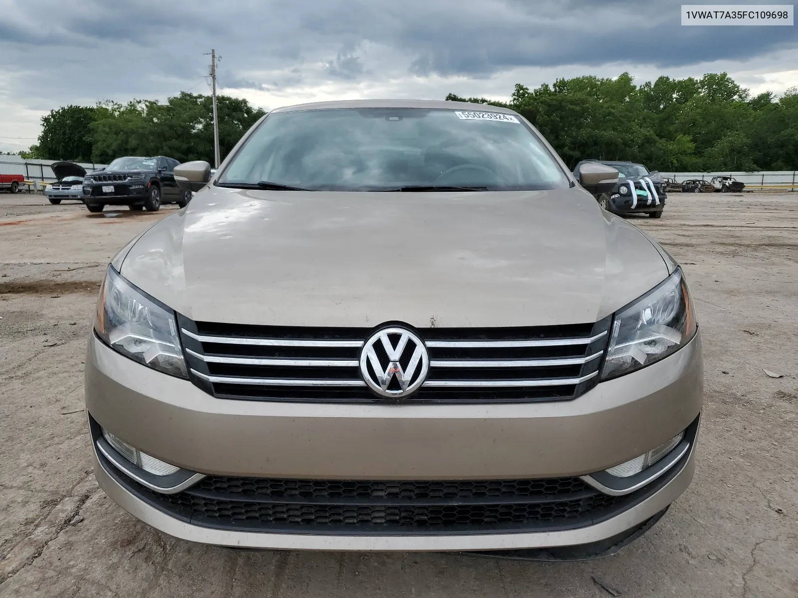 2015 Volkswagen Passat S VIN: 1VWAT7A35FC109698 Lot: 55023924