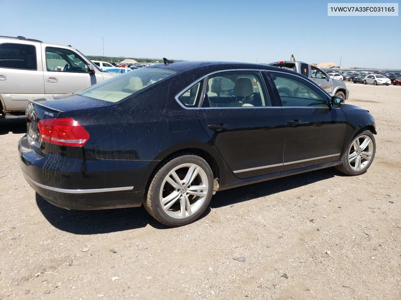 1VWCV7A33FC031165 2015 Volkswagen Passat Sel