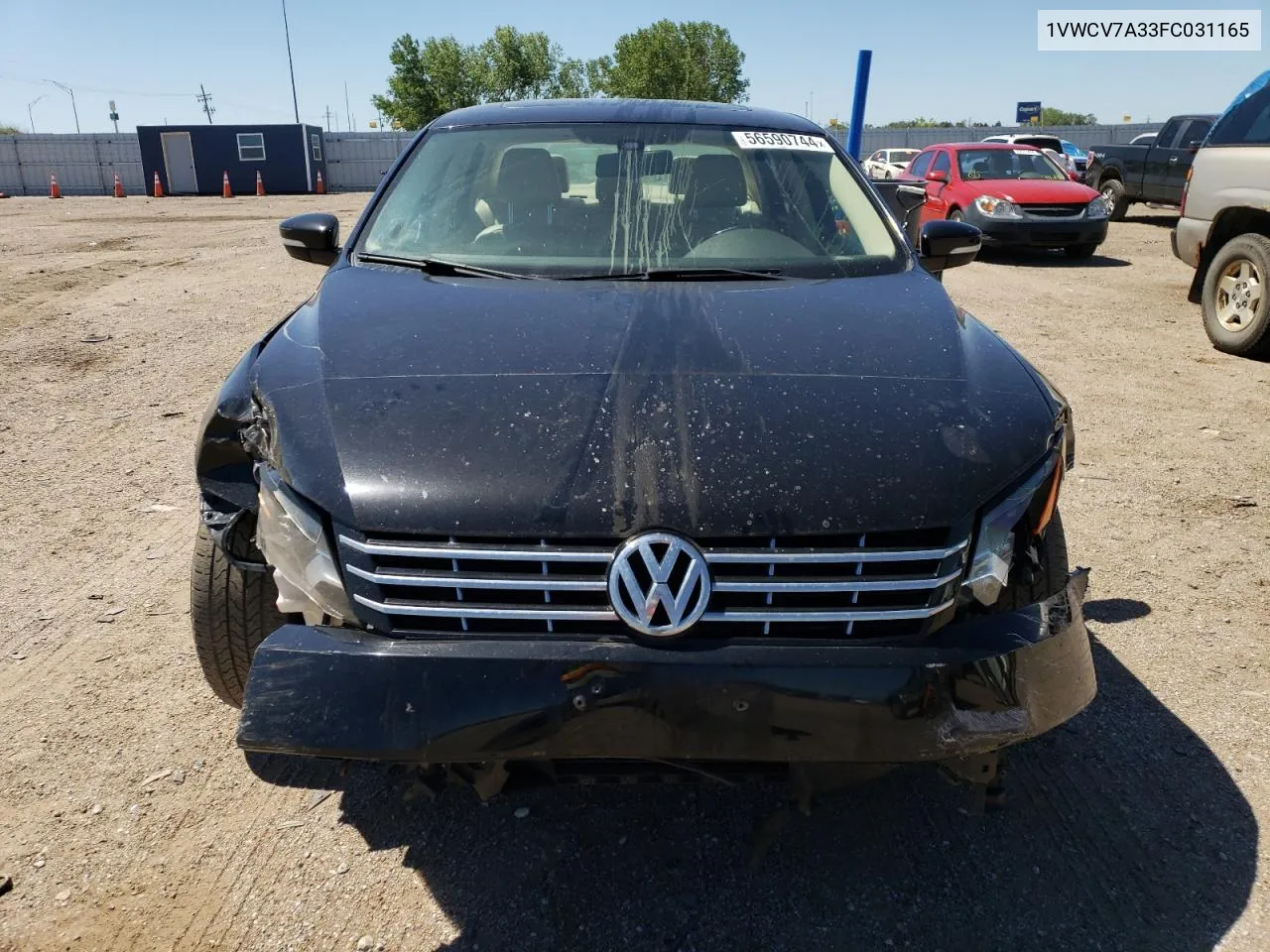 2015 Volkswagen Passat Sel VIN: 1VWCV7A33FC031165 Lot: 56590744