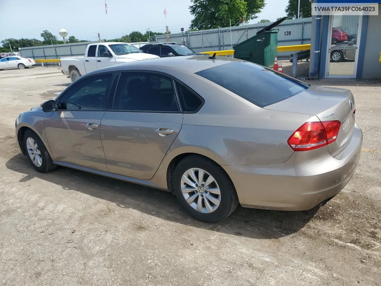 1VWAT7A39FC064023 2015 Volkswagen Passat S