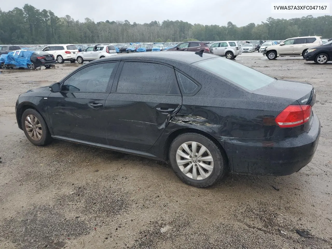 2015 Volkswagen Passat S VIN: 1VWAS7A3XFC047167 Lot: 58989244