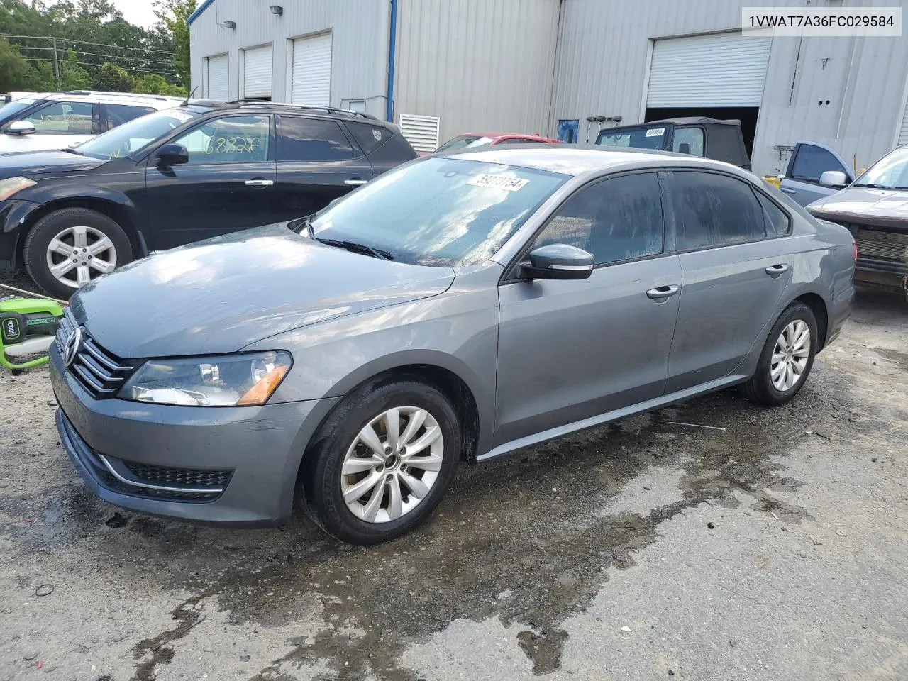 2015 Volkswagen Passat S VIN: 1VWAT7A36FC029584 Lot: 59273754