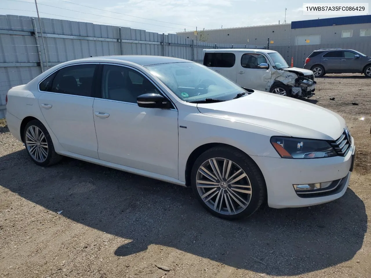 2015 Volkswagen Passat Se VIN: 1VWBS7A35FC086429 Lot: 60235284