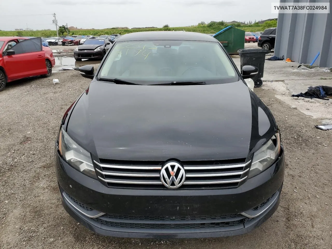 2015 Volkswagen Passat S VIN: 1VWAT7A38FC024984 Lot: 62433194