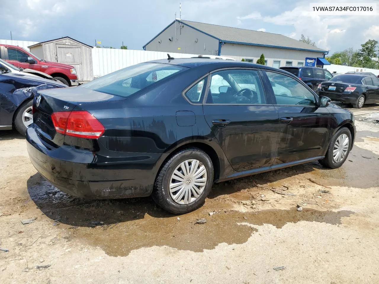 2015 Volkswagen Passat S VIN: 1VWAS7A34FC017016 Lot: 62857294