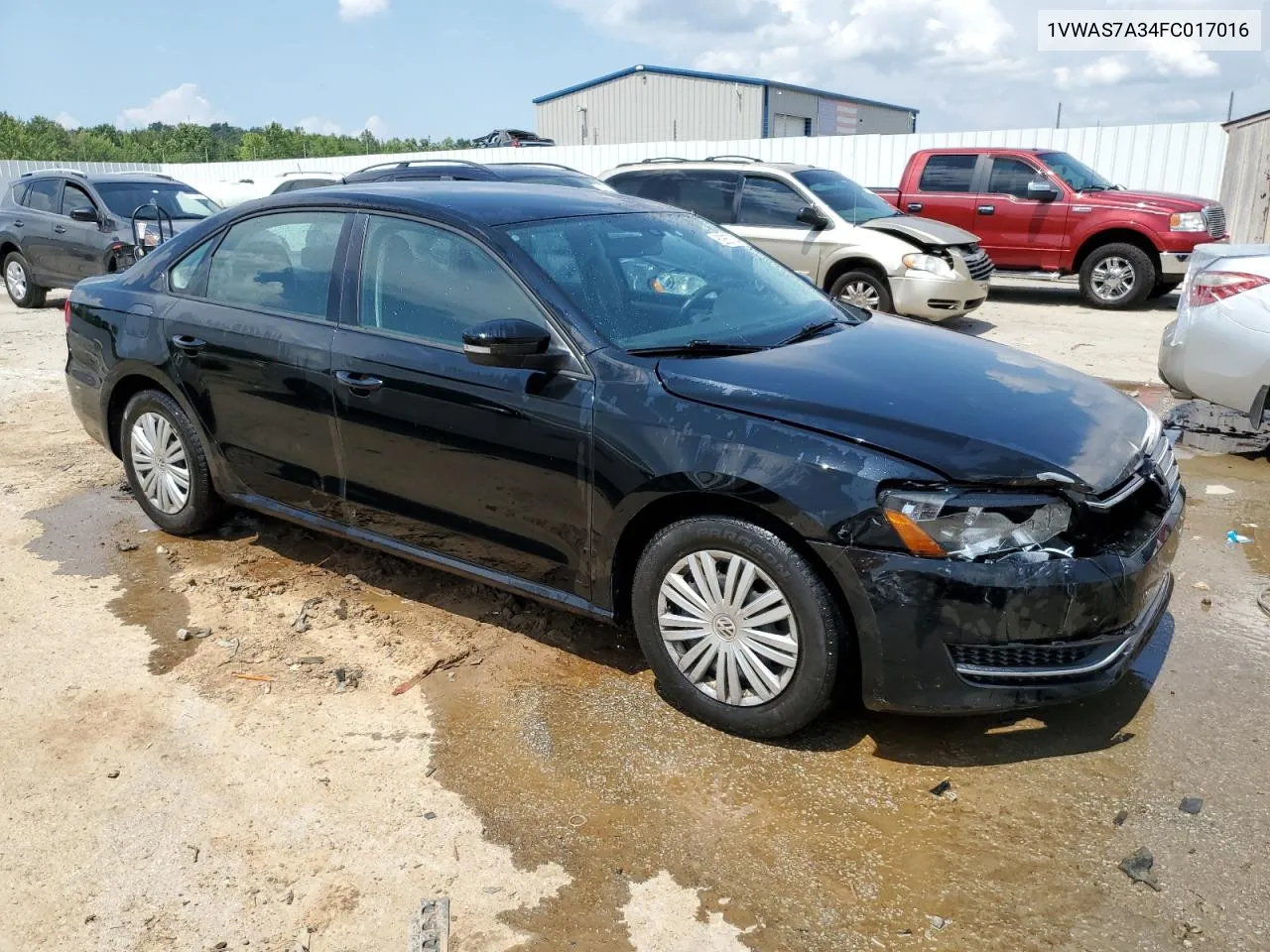 2015 Volkswagen Passat S VIN: 1VWAS7A34FC017016 Lot: 62857294