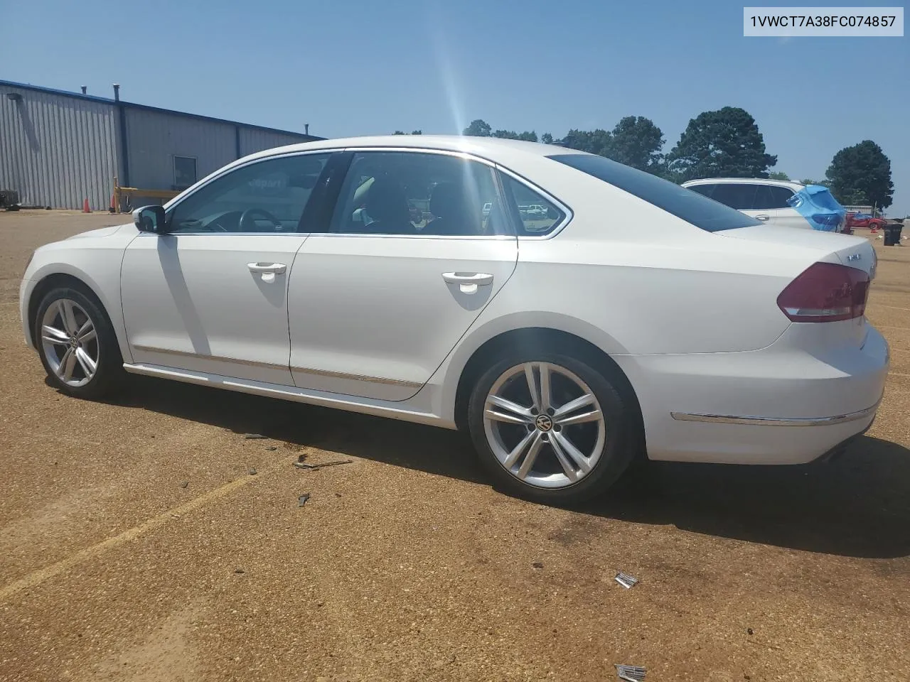 2015 Volkswagen Passat Sel VIN: 1VWCT7A38FC074857 Lot: 63207054