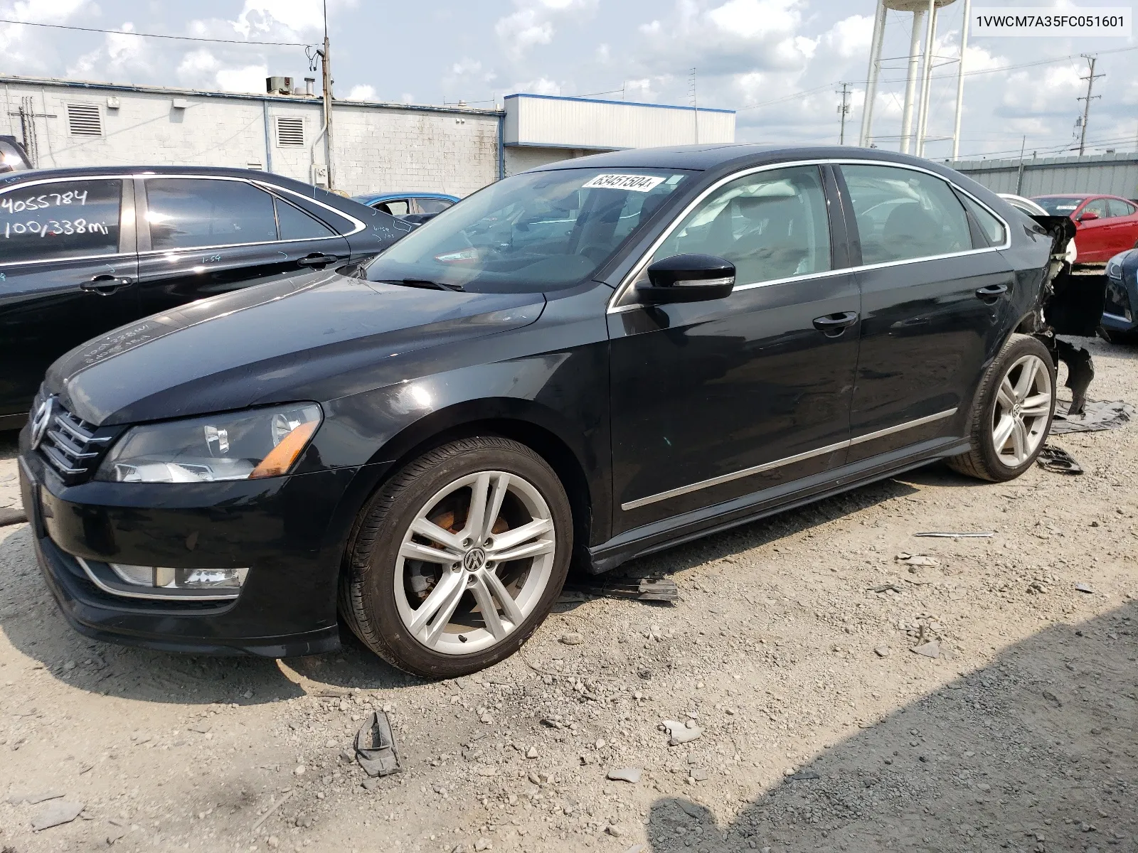 2015 Volkswagen Passat Sel VIN: 1VWCM7A35FC051601 Lot: 63451504