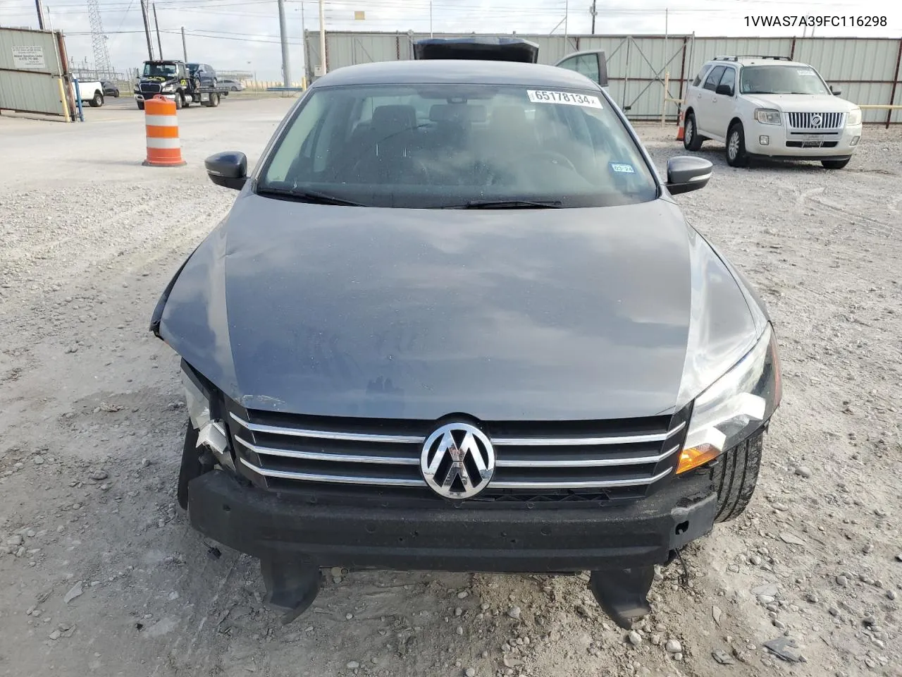 2015 Volkswagen Passat S VIN: 1VWAS7A39FC116298 Lot: 65178134