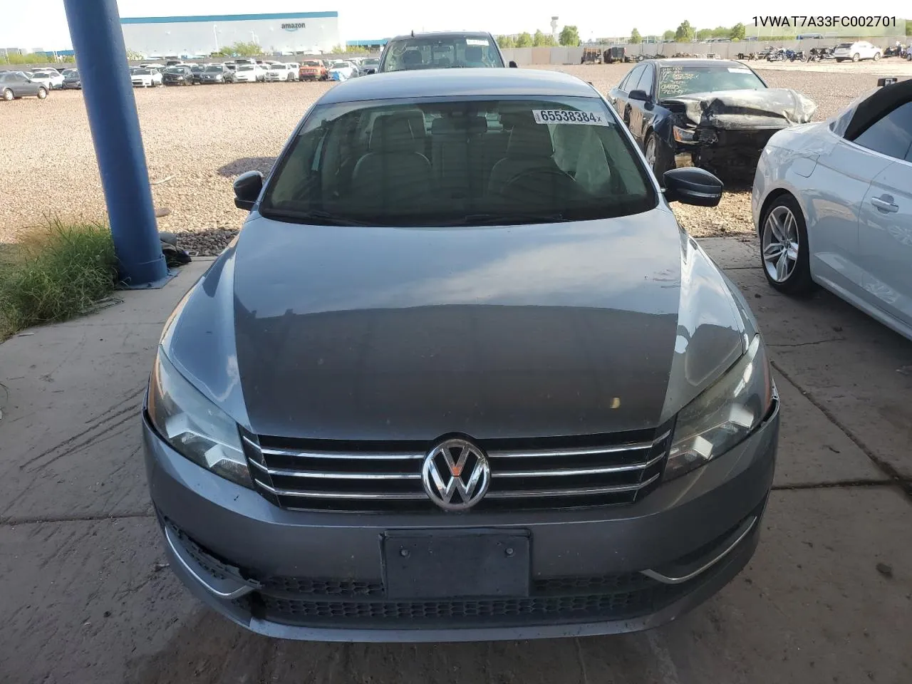 2015 Volkswagen Passat S VIN: 1VWAT7A33FC002701 Lot: 65538384