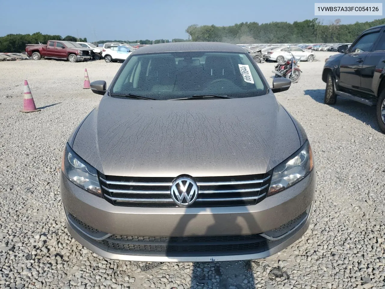 2015 Volkswagen Passat Se VIN: 1VWBS7A33FC054126 Lot: 66678644