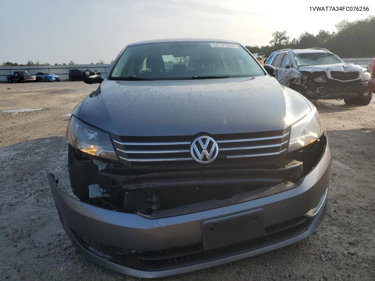 2015 Volkswagen Passat S VIN: 1VWAT7A34FC076256 Lot: 66747054