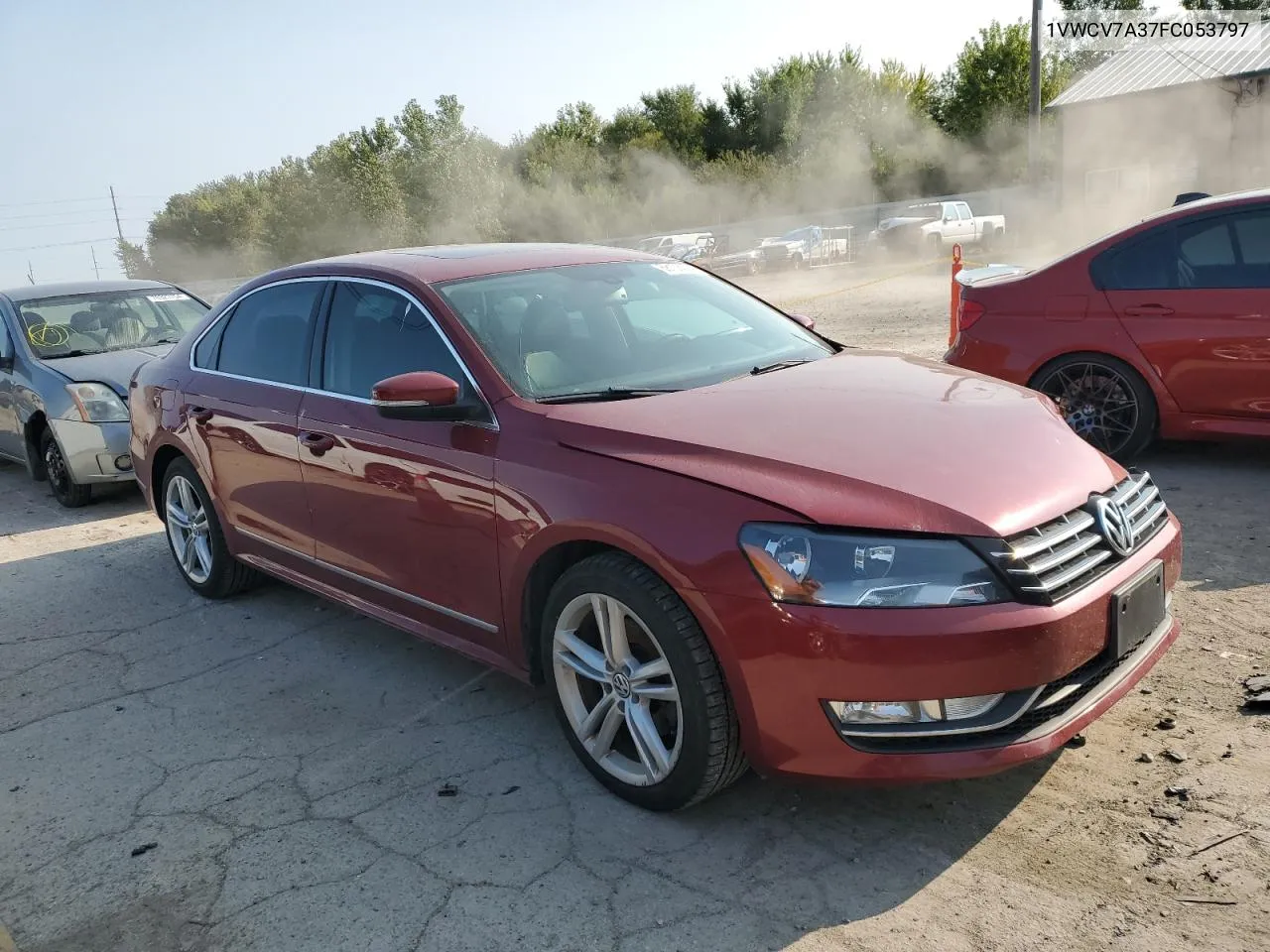 2015 Volkswagen Passat Sel VIN: 1VWCV7A37FC053797 Lot: 68103004