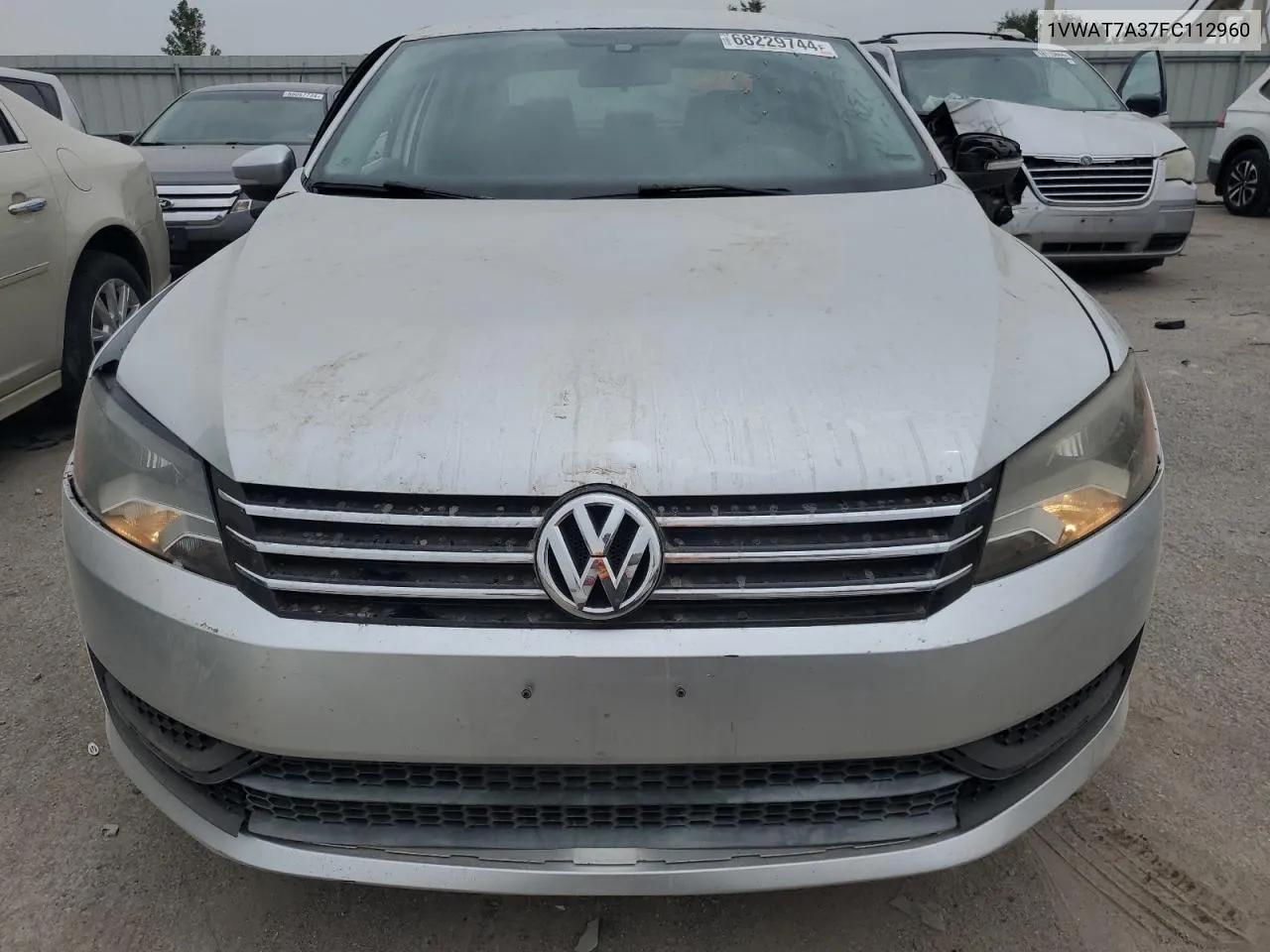 2015 Volkswagen Passat S VIN: 1VWAT7A37FC112960 Lot: 68229744