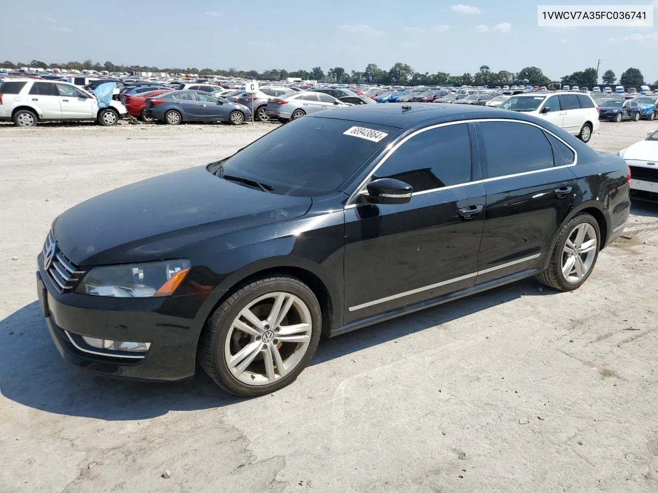 2015 Volkswagen Passat Sel VIN: 1VWCV7A35FC036741 Lot: 68943864