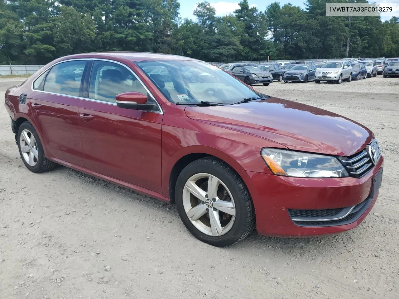 2015 Volkswagen Passat Se VIN: 1VWBT7A33FC013279 Lot: 69368744