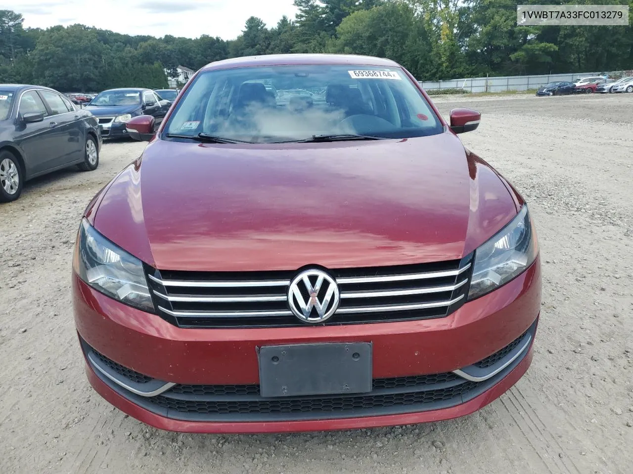 2015 Volkswagen Passat Se VIN: 1VWBT7A33FC013279 Lot: 69368744