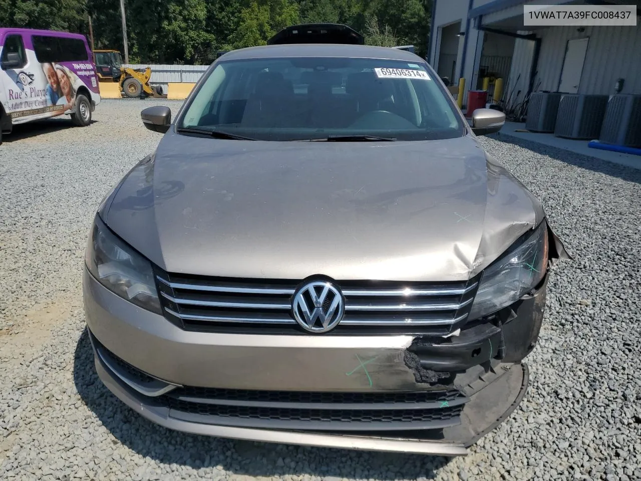 2015 Volkswagen Passat S VIN: 1VWAT7A39FC008437 Lot: 69406314