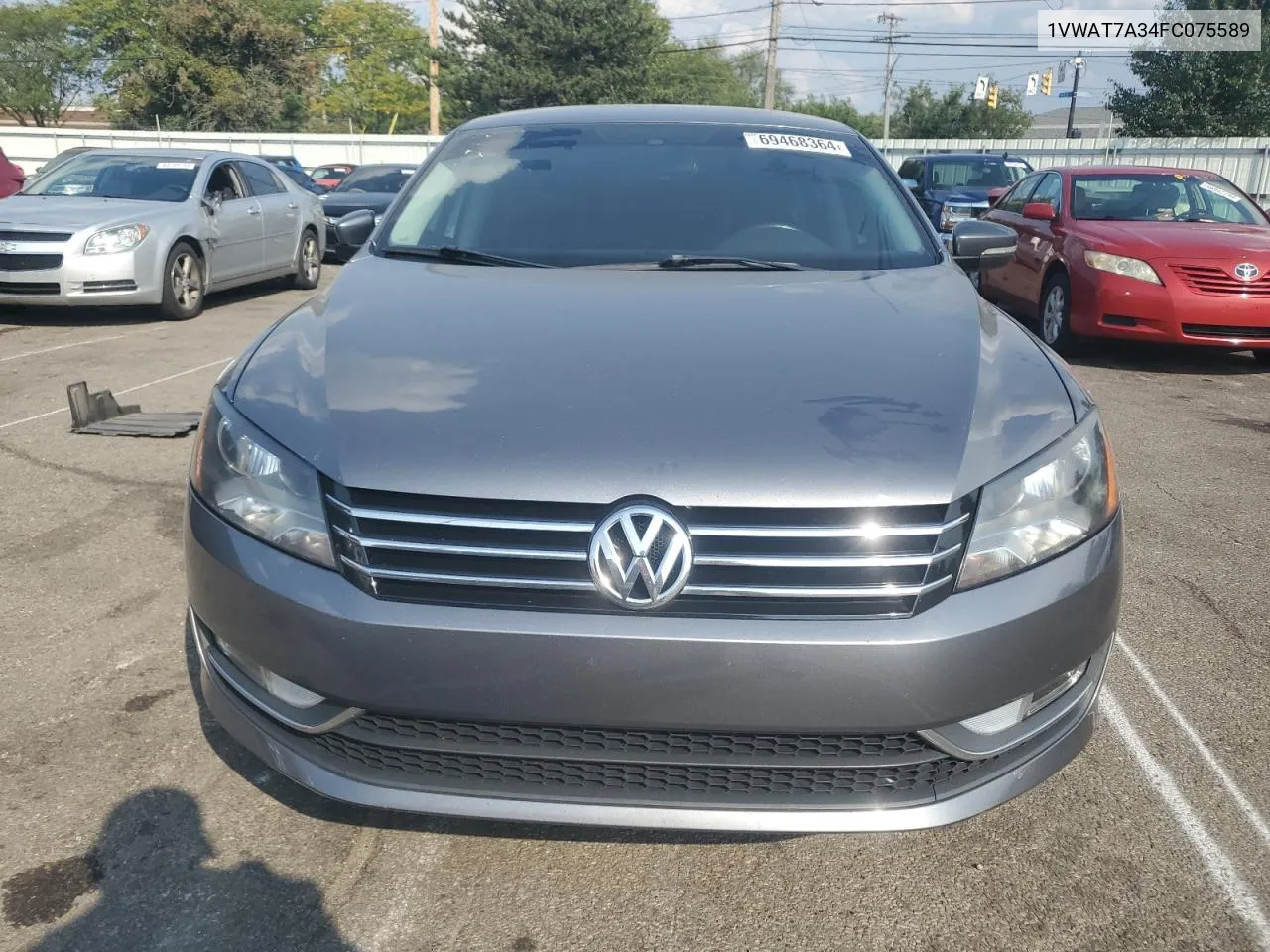 2015 Volkswagen Passat S VIN: 1VWAT7A34FC075589 Lot: 69468364