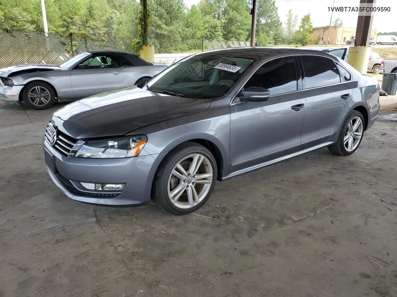 2015 Volkswagen Passat Se VIN: 1VWBT7A35FC009590 Lot: 69564634