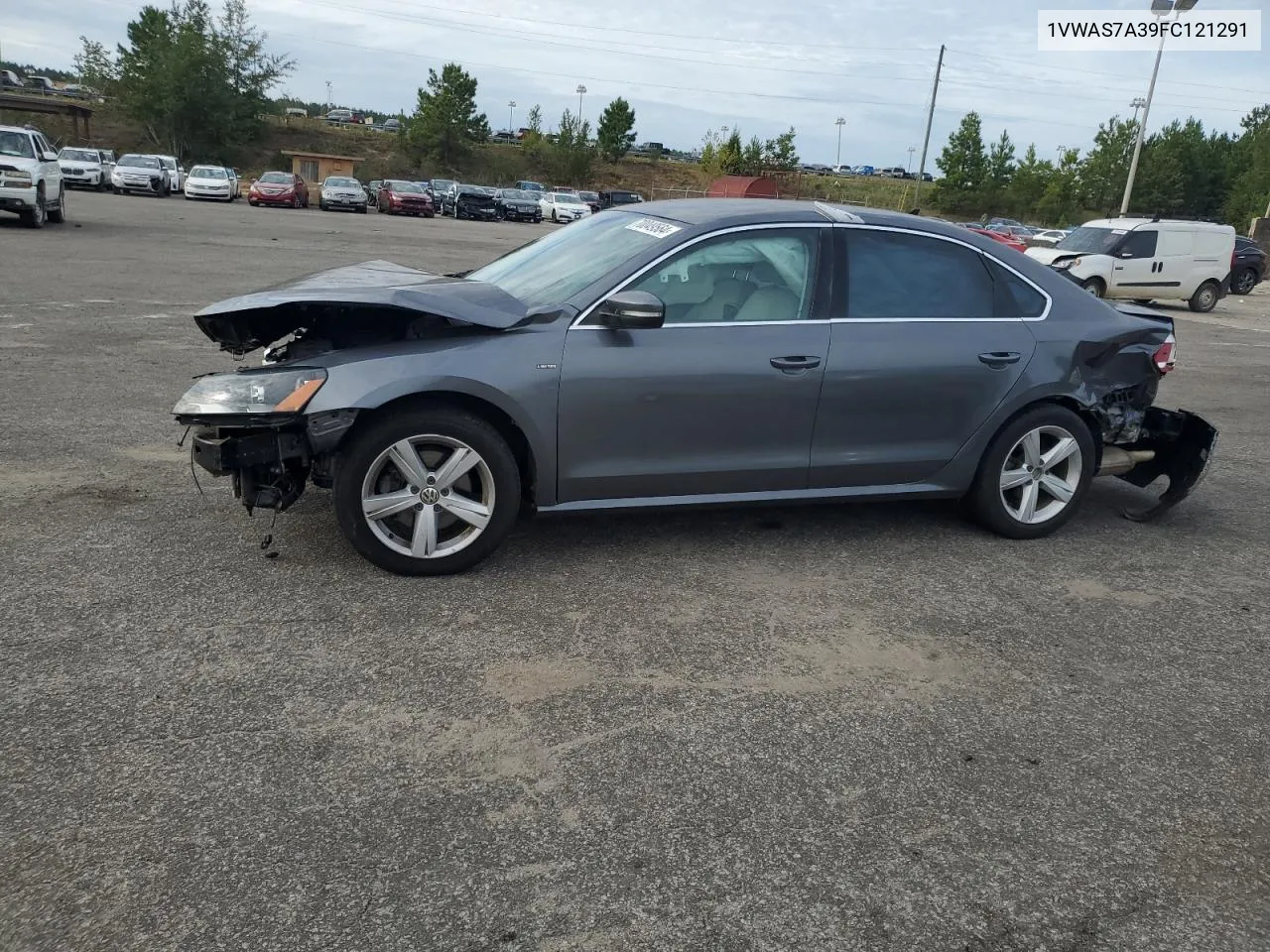 2015 Volkswagen Passat S VIN: 1VWAS7A39FC121291 Lot: 70049564