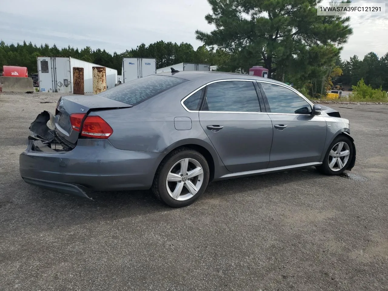 2015 Volkswagen Passat S VIN: 1VWAS7A39FC121291 Lot: 70049564