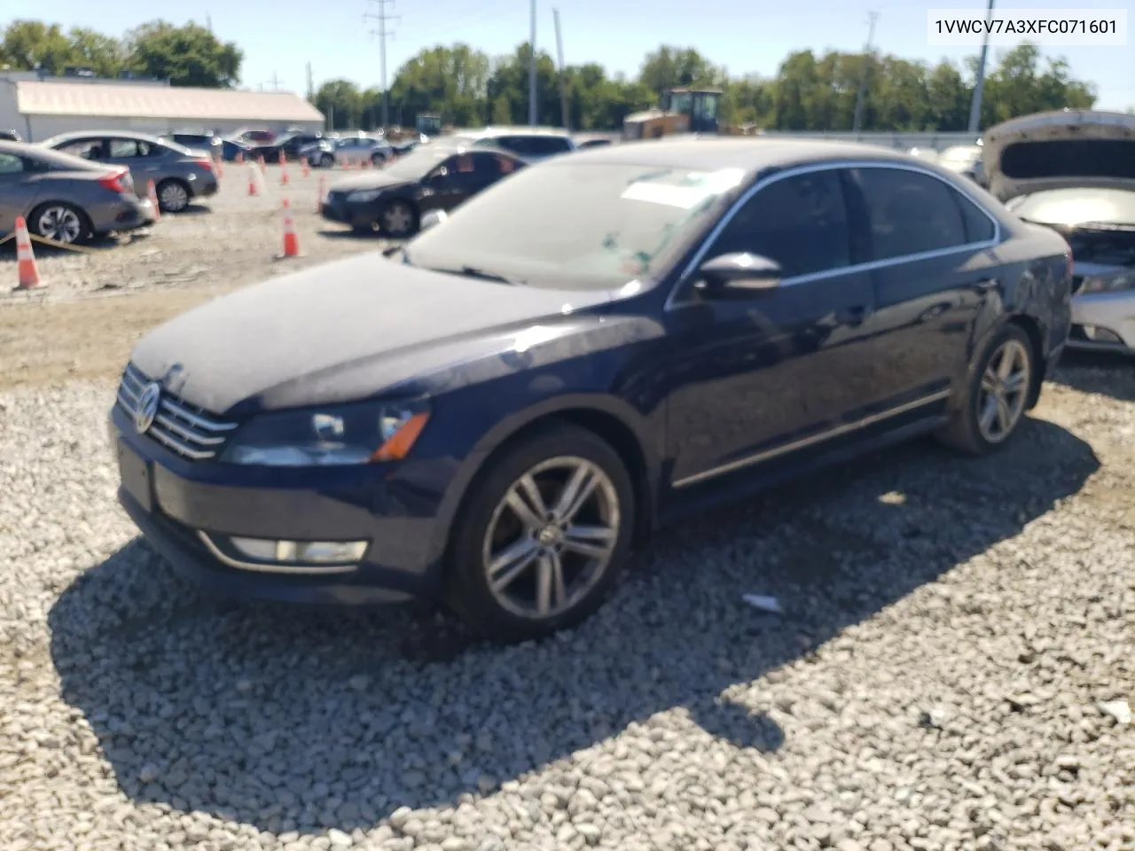 2015 Volkswagen Passat Sel VIN: 1VWCV7A3XFC071601 Lot: 70301974