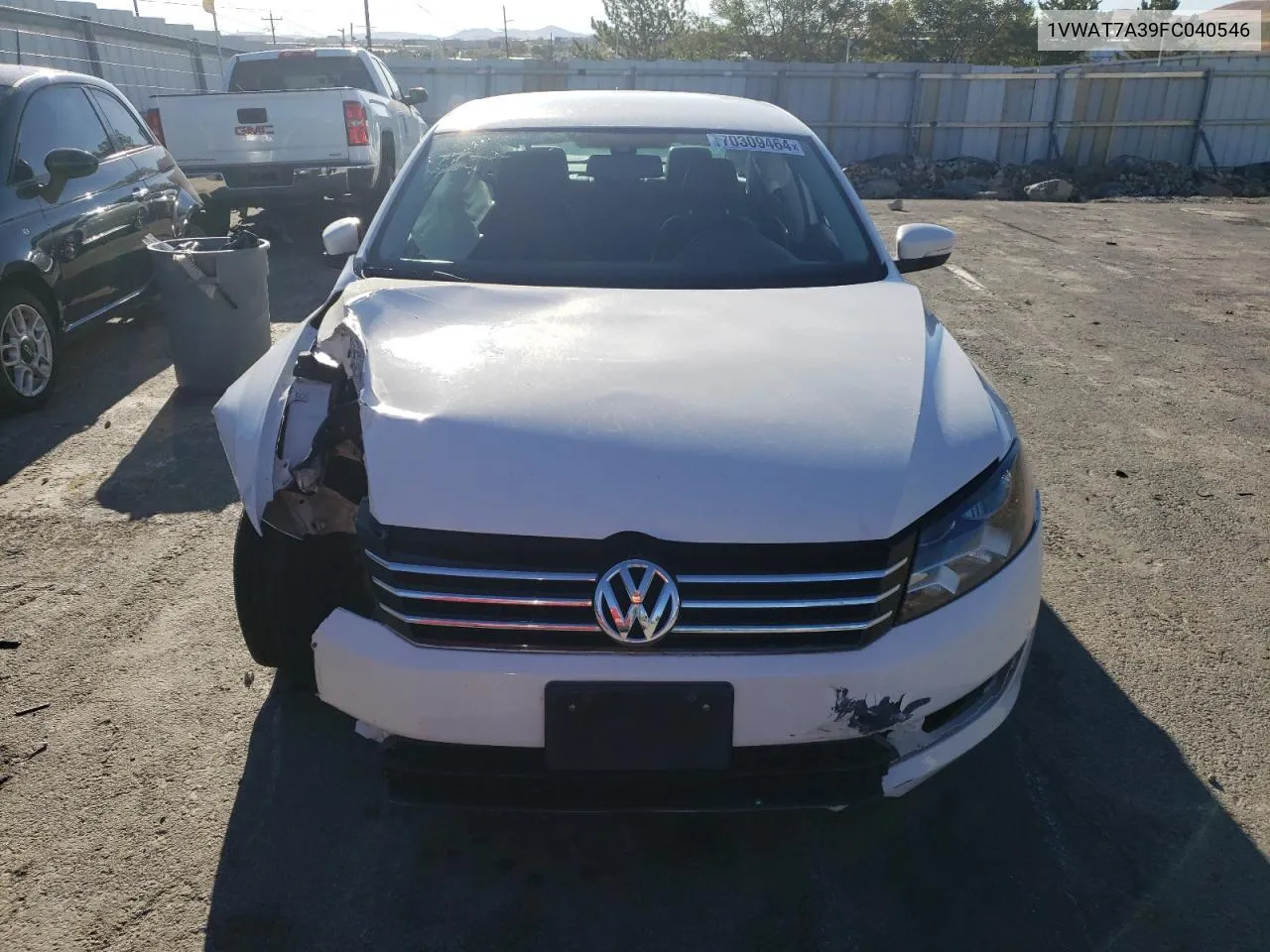 2015 Volkswagen Passat S VIN: 1VWAT7A39FC040546 Lot: 70309464