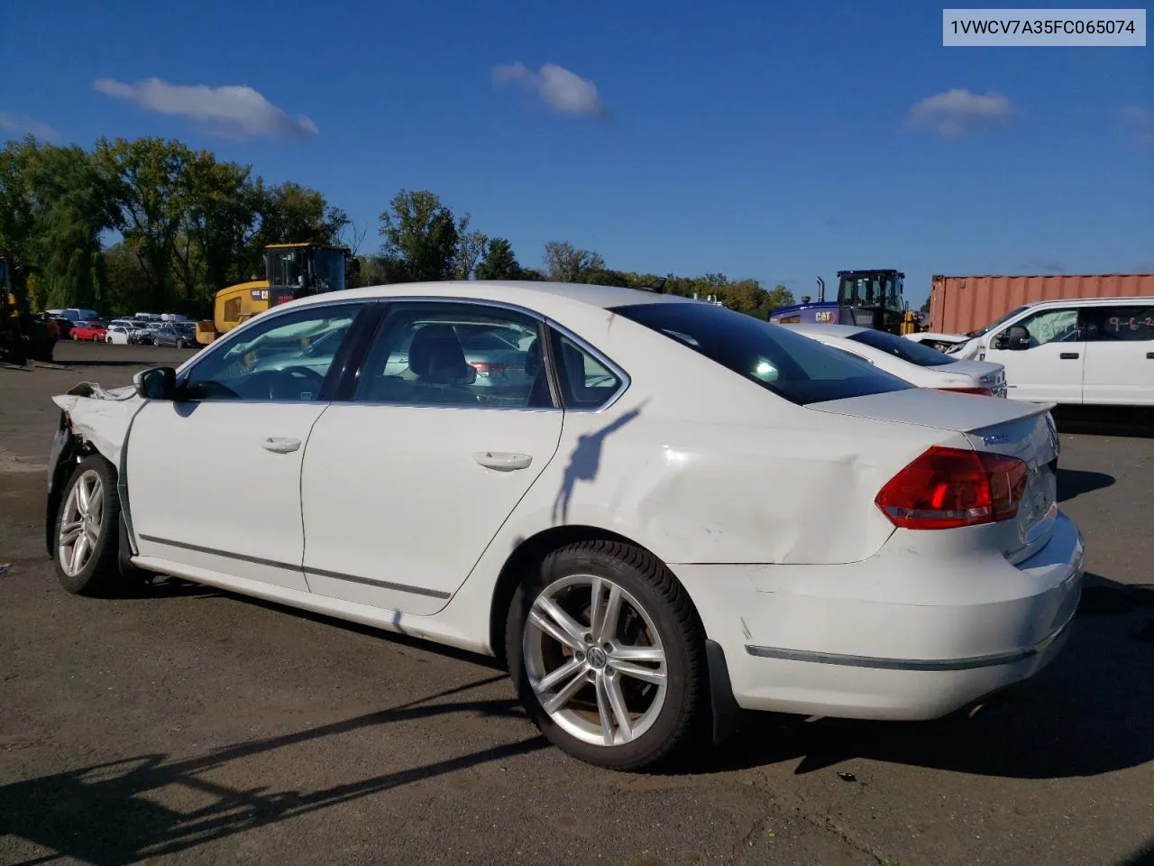 1VWCV7A35FC065074 2015 Volkswagen Passat Sel