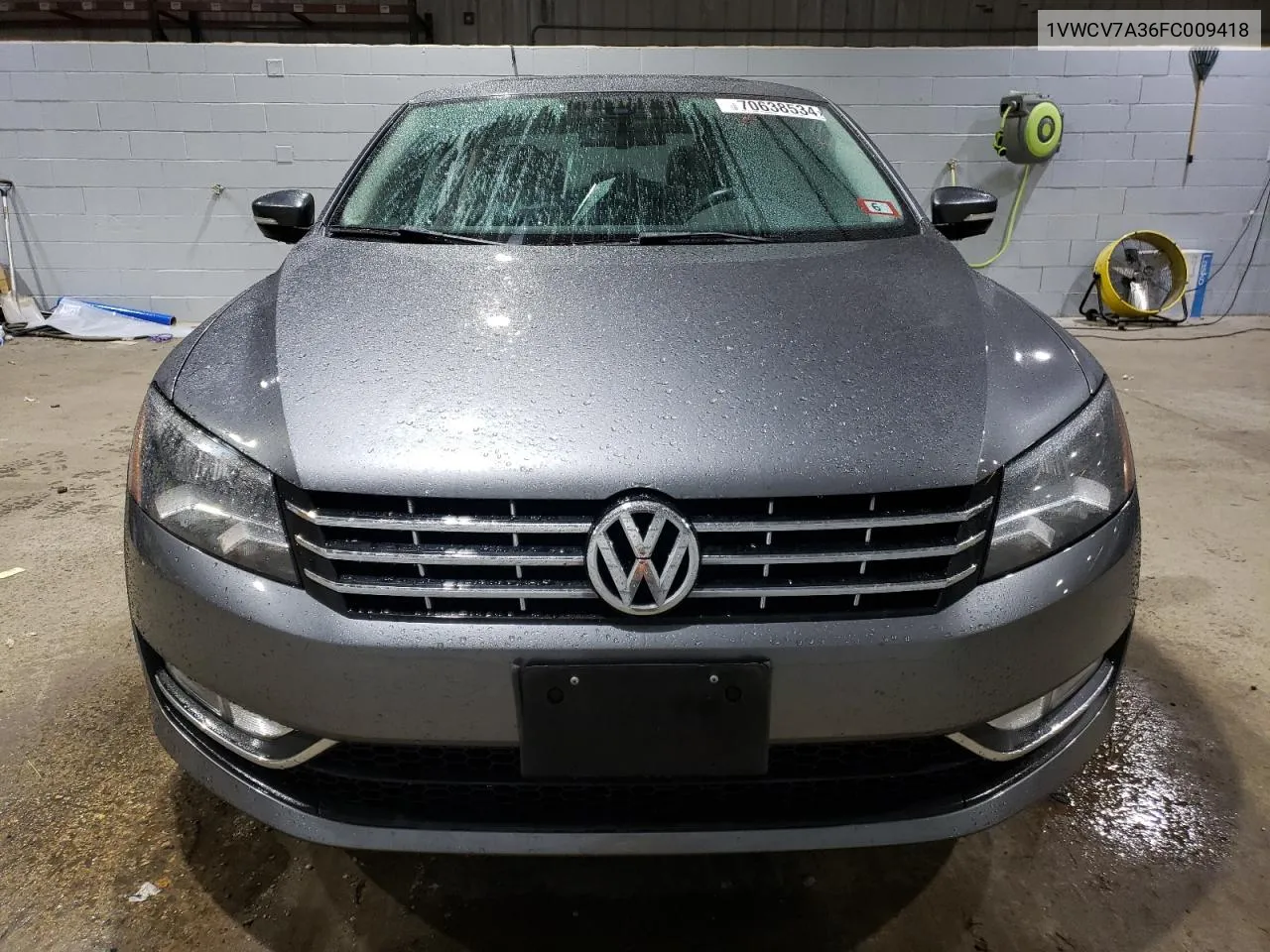 2015 Volkswagen Passat Sel VIN: 1VWCV7A36FC009418 Lot: 70638534