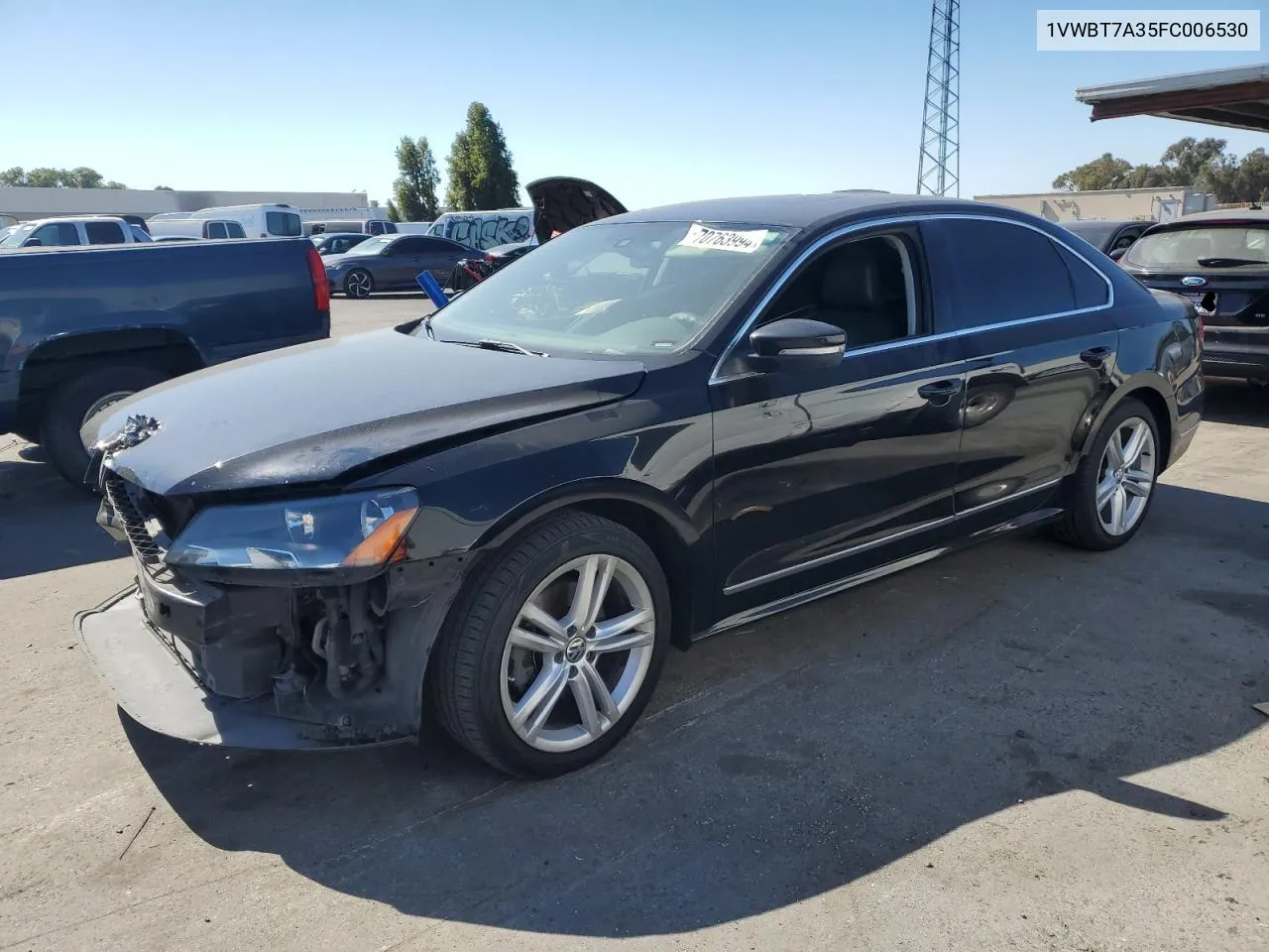 2015 Volkswagen Passat Se VIN: 1VWBT7A35FC006530 Lot: 70763994