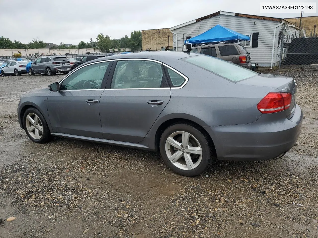 1VWAS7A33FC122193 2015 Volkswagen Passat S