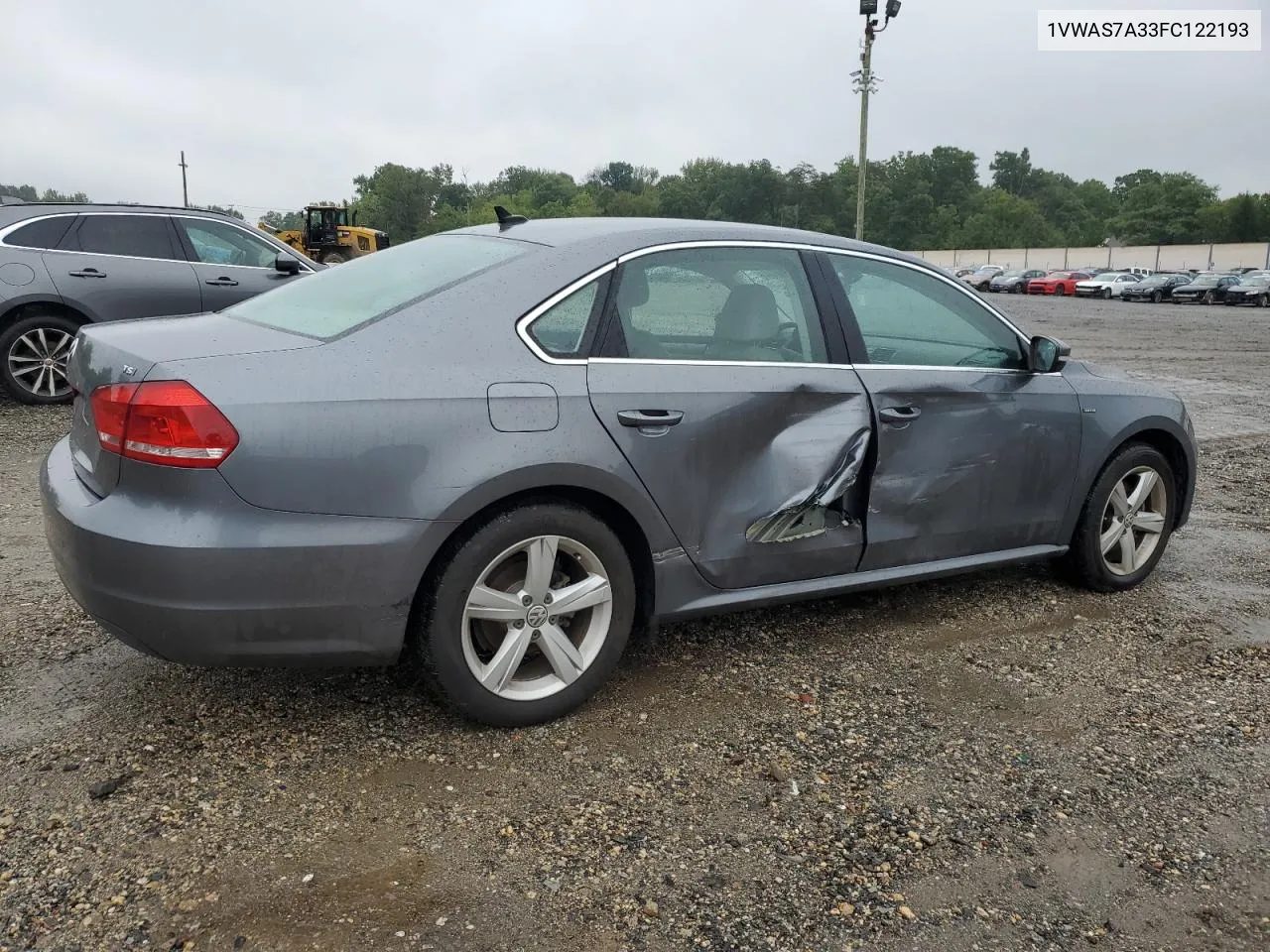 2015 Volkswagen Passat S VIN: 1VWAS7A33FC122193 Lot: 71487924