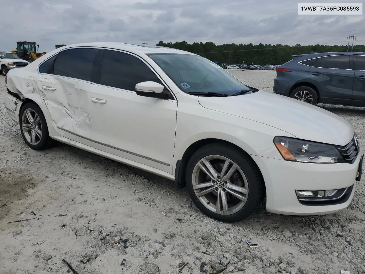 2015 Volkswagen Passat Se VIN: 1VWBT7A36FC085593 Lot: 71638164