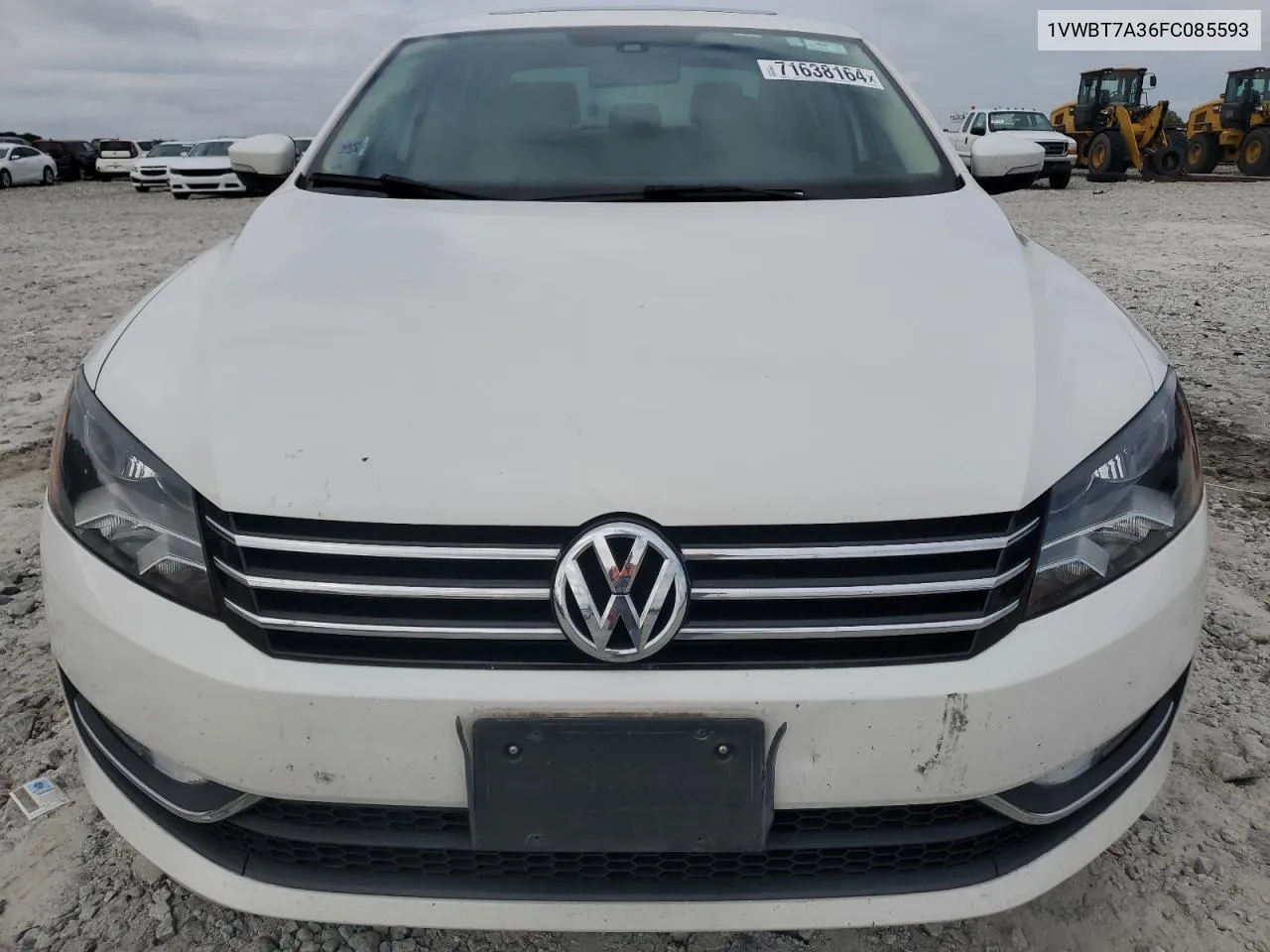 2015 Volkswagen Passat Se VIN: 1VWBT7A36FC085593 Lot: 71638164