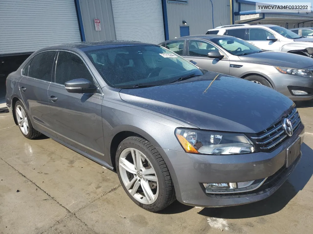 1VWCV7A34FC033202 2015 Volkswagen Passat Sel