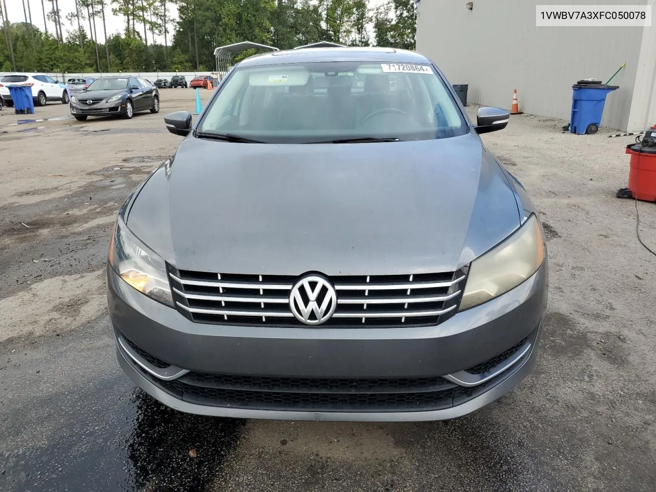 2015 Volkswagen Passat Se VIN: 1VWBV7A3XFC050078 Lot: 71720864