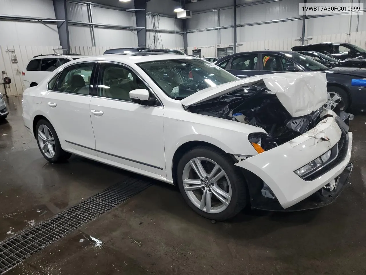 2015 Volkswagen Passat Se VIN: 1VWBT7A30FC010999 Lot: 71943164