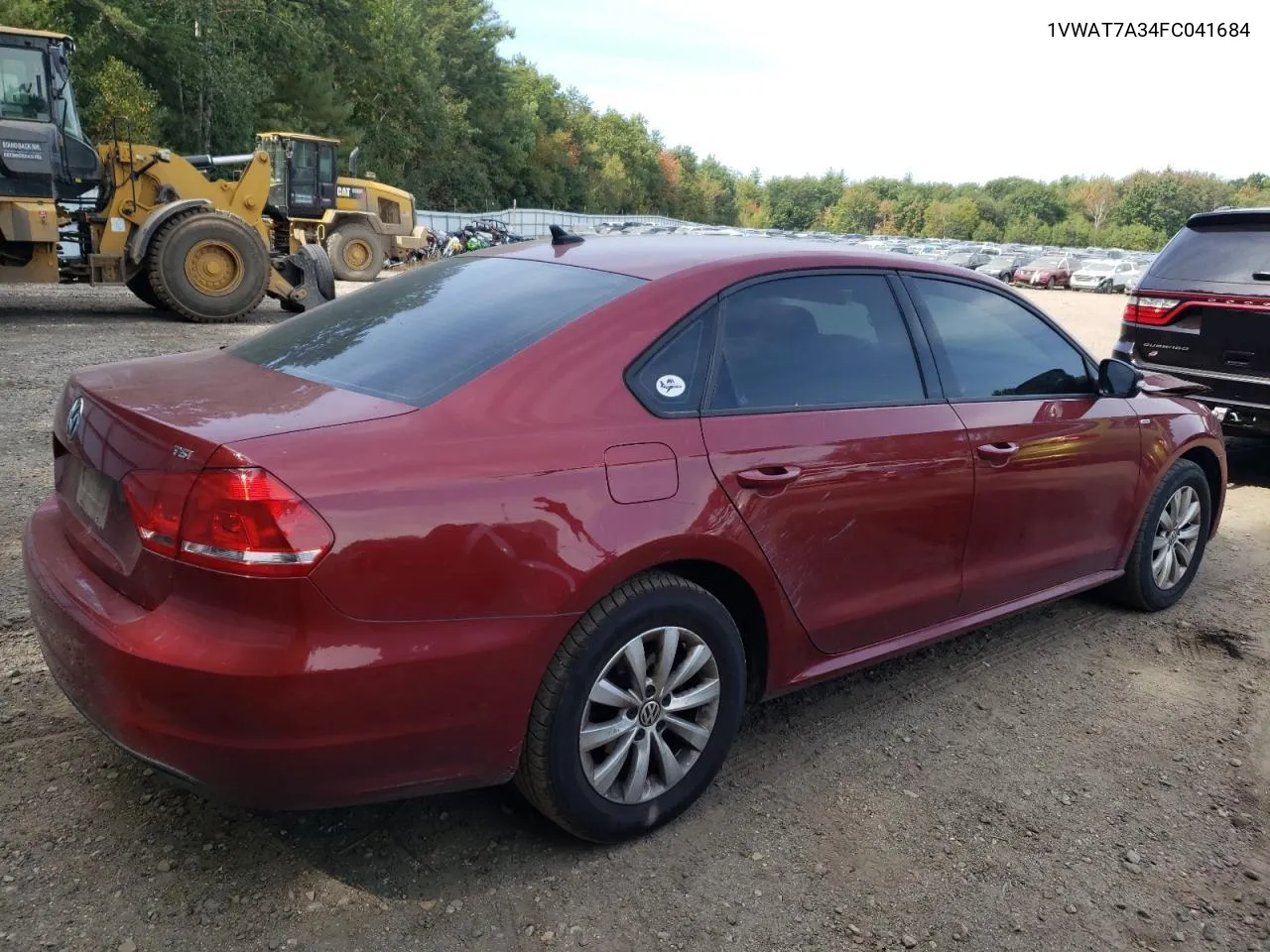 1VWAT7A34FC041684 2015 Volkswagen Passat S