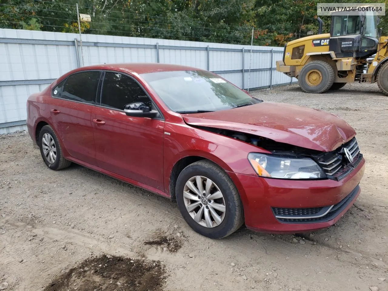 1VWAT7A34FC041684 2015 Volkswagen Passat S