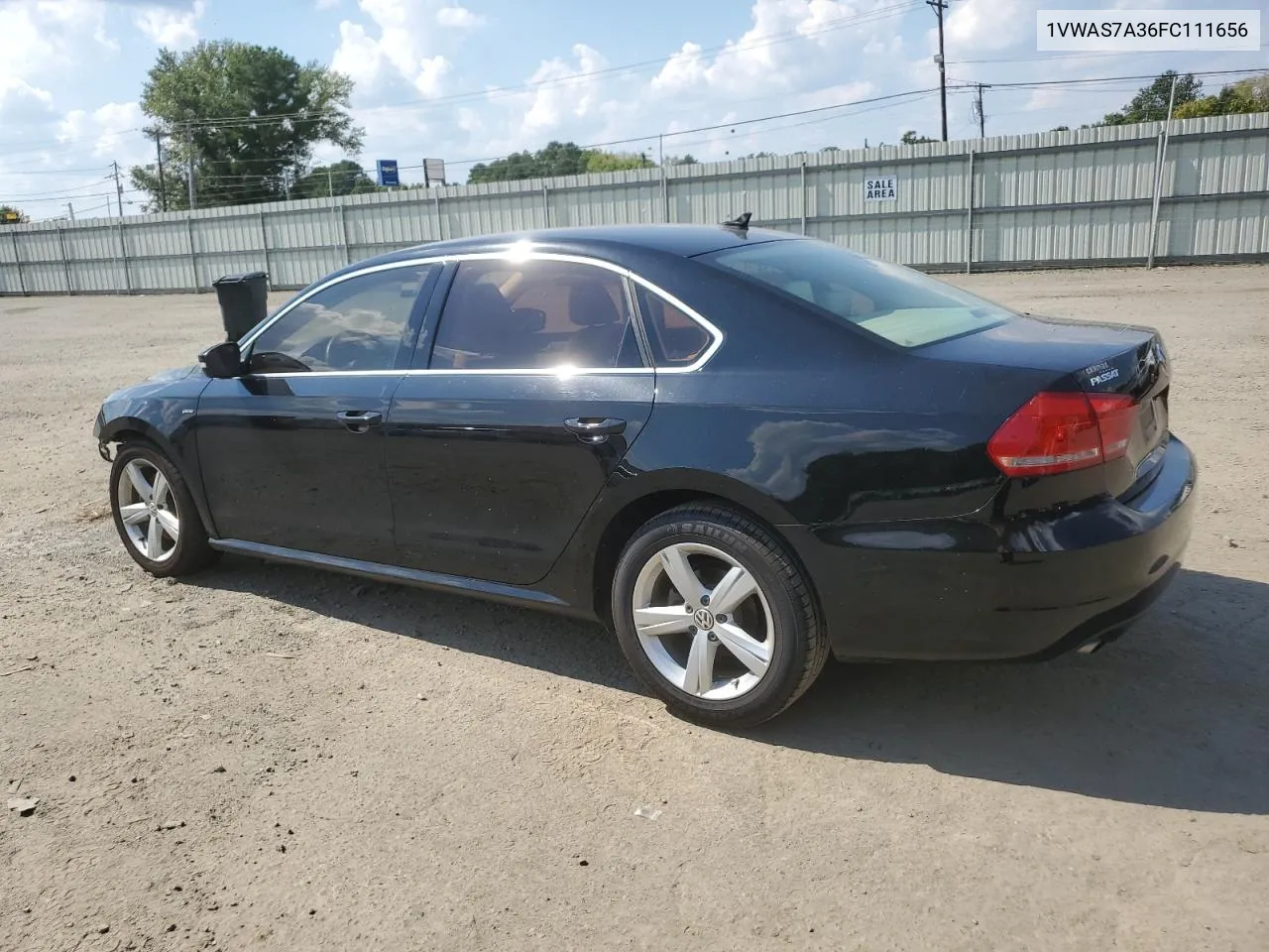 1VWAS7A36FC111656 2015 Volkswagen Passat S