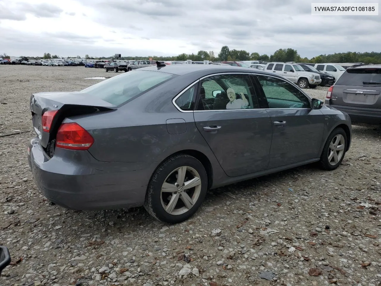 2015 Volkswagen Passat S VIN: 1VWAS7A30FC108185 Lot: 72376544