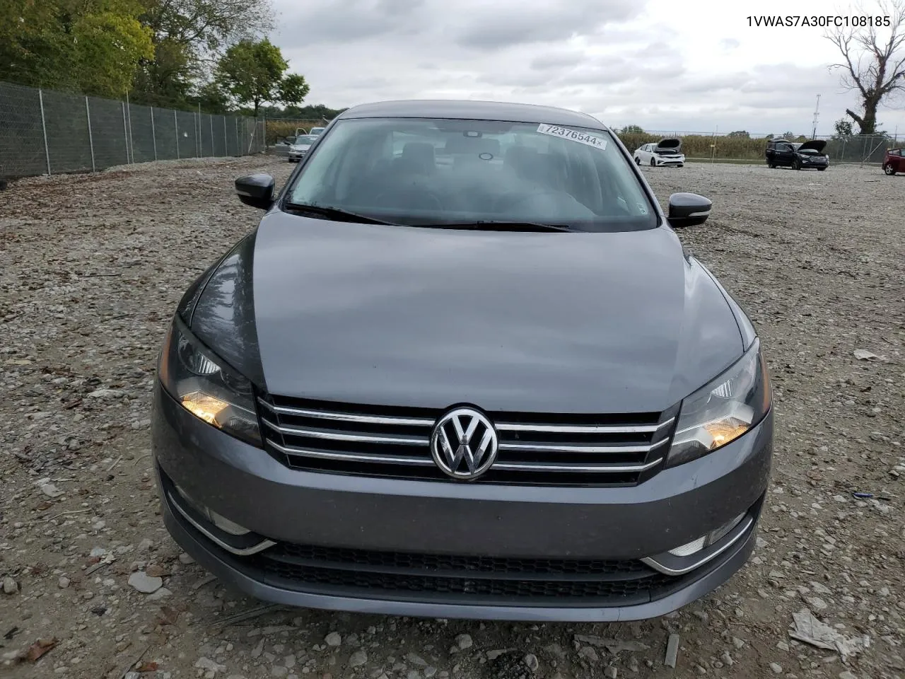 2015 Volkswagen Passat S VIN: 1VWAS7A30FC108185 Lot: 72376544