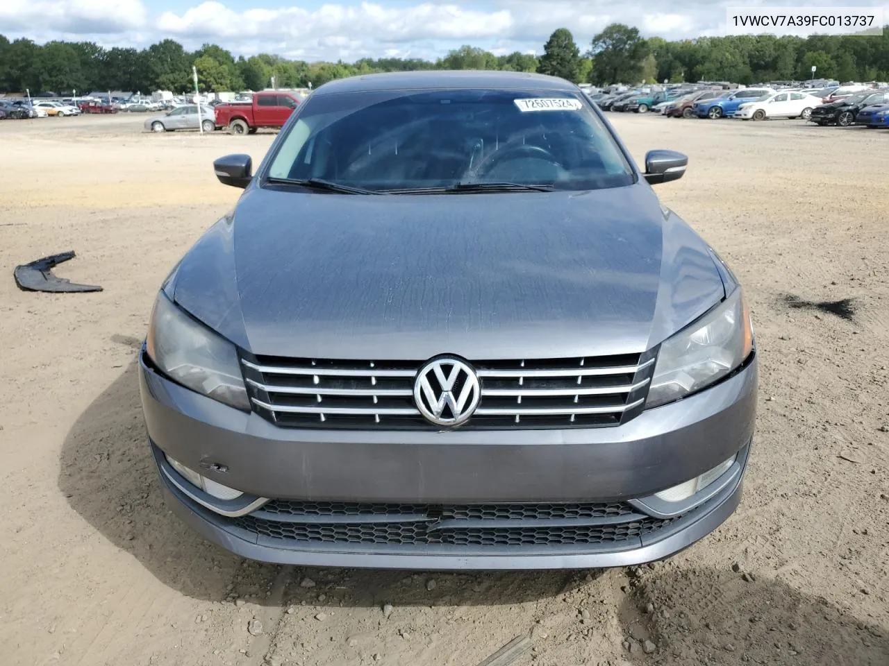 2015 Volkswagen Passat Sel VIN: 1VWCV7A39FC013737 Lot: 72607524