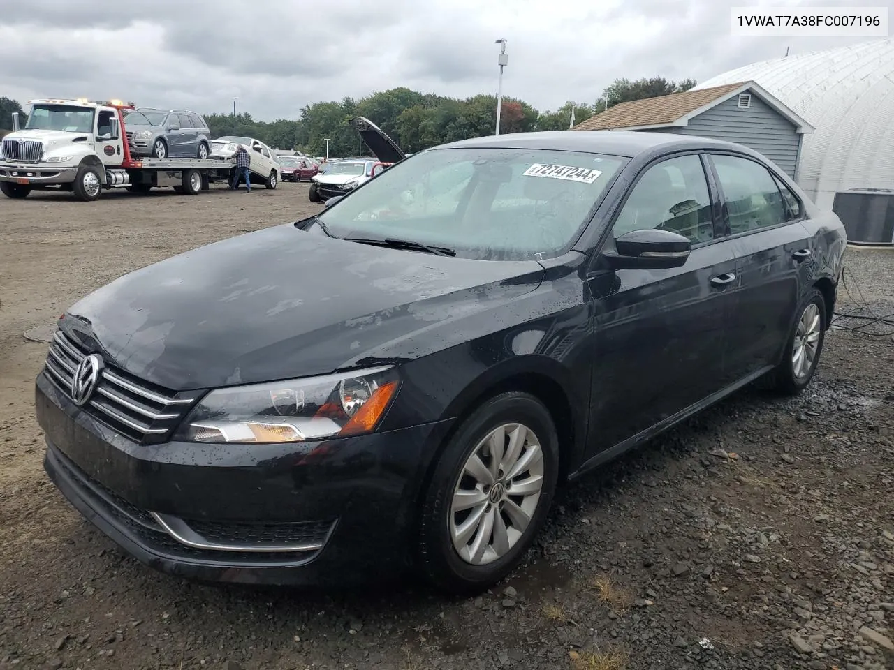 1VWAT7A38FC007196 2015 Volkswagen Passat S