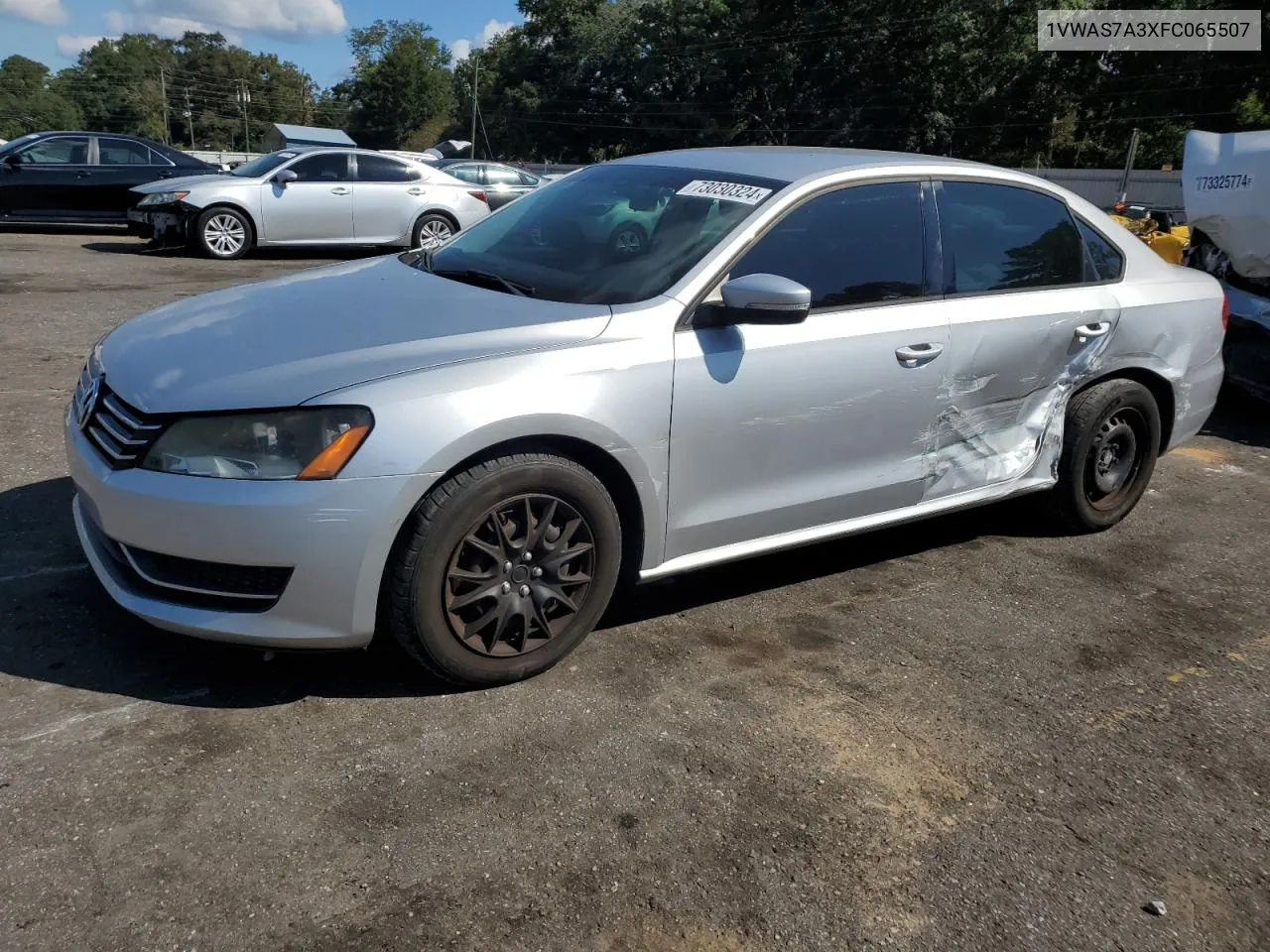 2015 Volkswagen Passat S VIN: 1VWAS7A3XFC065507 Lot: 73030324