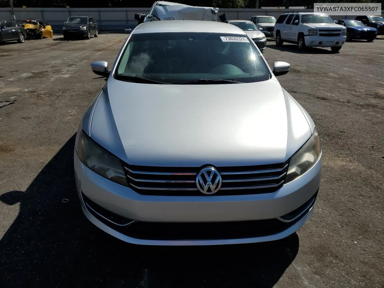 2015 Volkswagen Passat S VIN: 1VWAS7A3XFC065507 Lot: 73030324