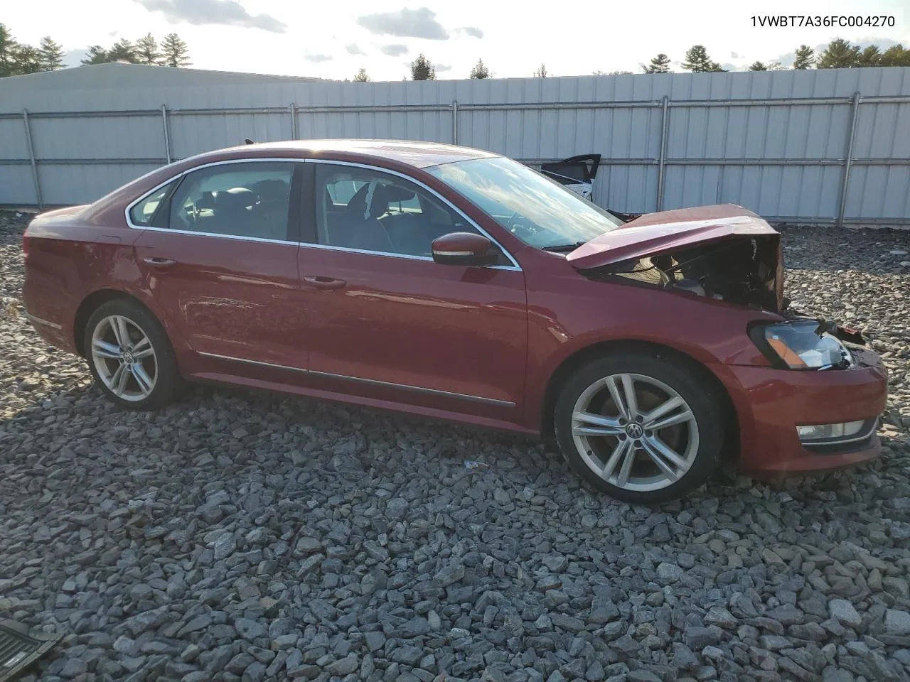 2015 Volkswagen Passat Se VIN: 1VWBT7A36FC004270 Lot: 73986094