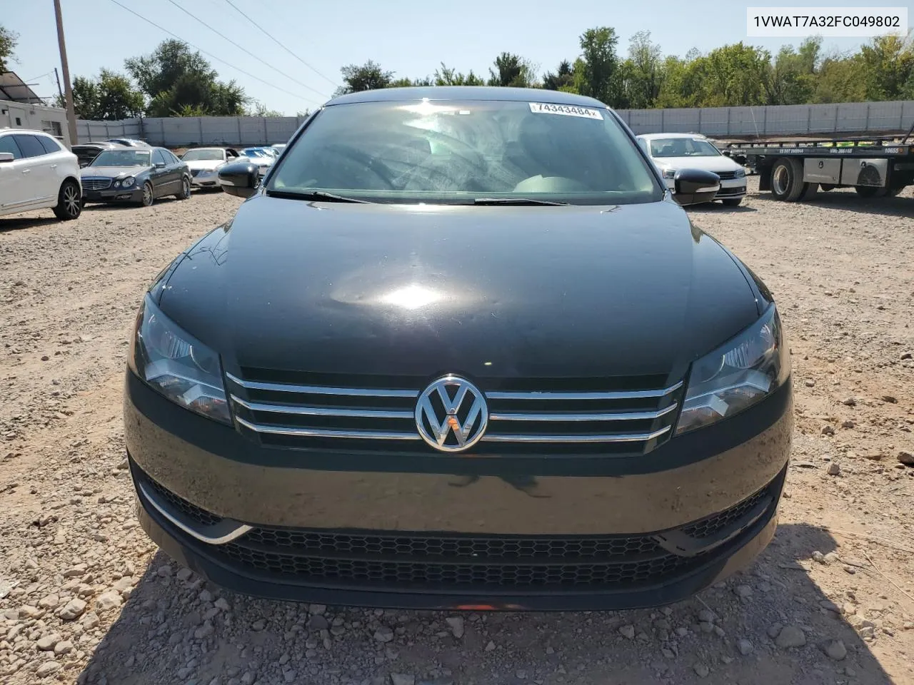 2015 Volkswagen Passat S VIN: 1VWAT7A32FC049802 Lot: 74343484